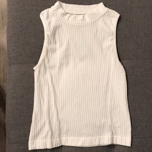Turtle neck crop tank